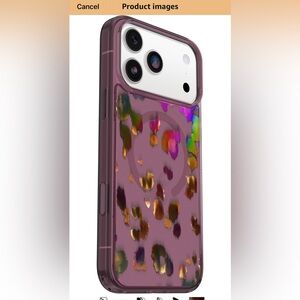 OtterBox iPhone 17 Pro Max Symmetry Series Case - Leopard purplw